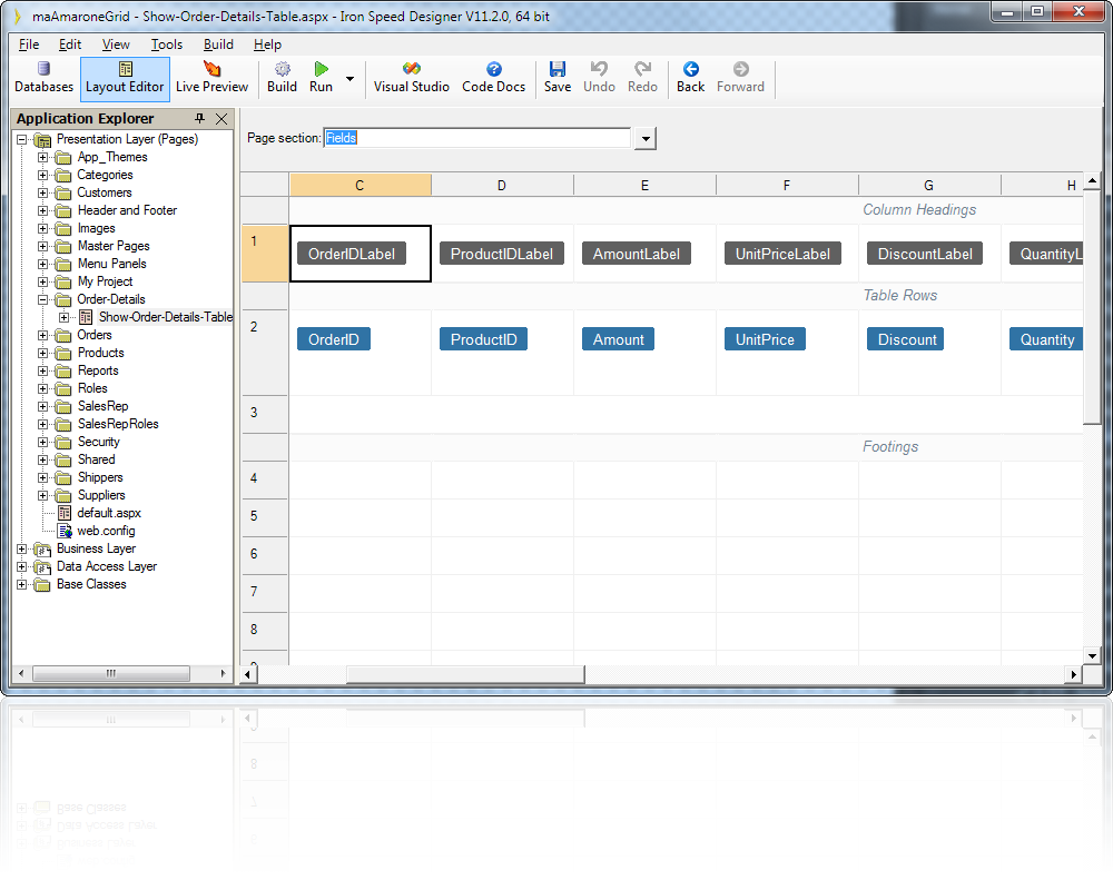 Customize page layout with intuitive Layout Editor