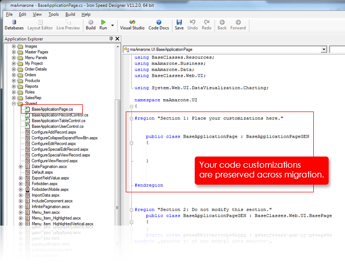 Improved Class Architecture Simplifies Application Migration